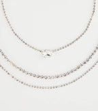 Chic Shine Rhinestone Layered Necklace