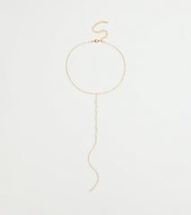 Glam Allure Cubic Zirconia Long Lariat Necklace