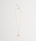 Cutest Glam Cubic Zirconia Bow Necklace