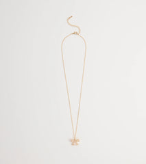 Cutest Glam Cubic Zirconia Bow Necklace