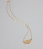 Minimal Mood Dainty Pendant Chain Necklace