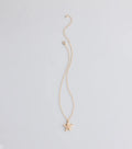 Coastal Chic Starfish Charm Necklace