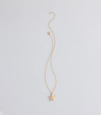 Coastal Chic Starfish Charm Necklace