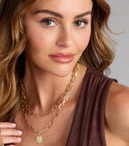 Level Up Layered Paperclip Chain Necklace