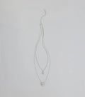 Make An Impression Rhinestone Halo Charm Necklace