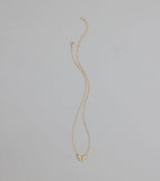 Chic Perfection Cubic Zirconia Bow Necklace