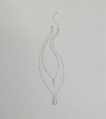 Showcase Faith Pendant Layered Necklace