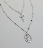 Showcase Faith Pendant Layered Necklace