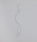 Capture Hearts Pearl Charm Necklace