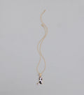 Southern Charm Faux Fur Cowboy Boot Necklace