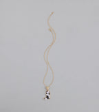 Southern Charm Faux Fur Cowboy Boot Necklace