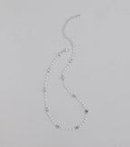 Cute Dainty Butterfly Pearl Beaded Necklace