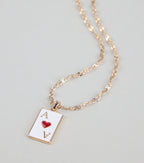 Ace Your Look Heart Pendant Necklace