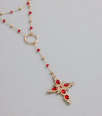 Bless Your Drama Layered Cross Necklace