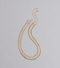 Double The Drama Layered Chain Necklace