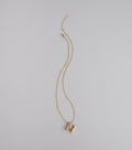 Say It Bold Bubble Letter Charm Necklace