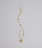 Say It Bold Bubble Letter Charm Necklace