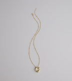 Say It Bold Bubble Letter Charm Necklace