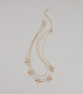 Just Bloomed Floral Layered Necklace