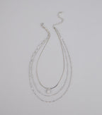 Layers of Luxe Teardrop Cubic Zirconia Necklace