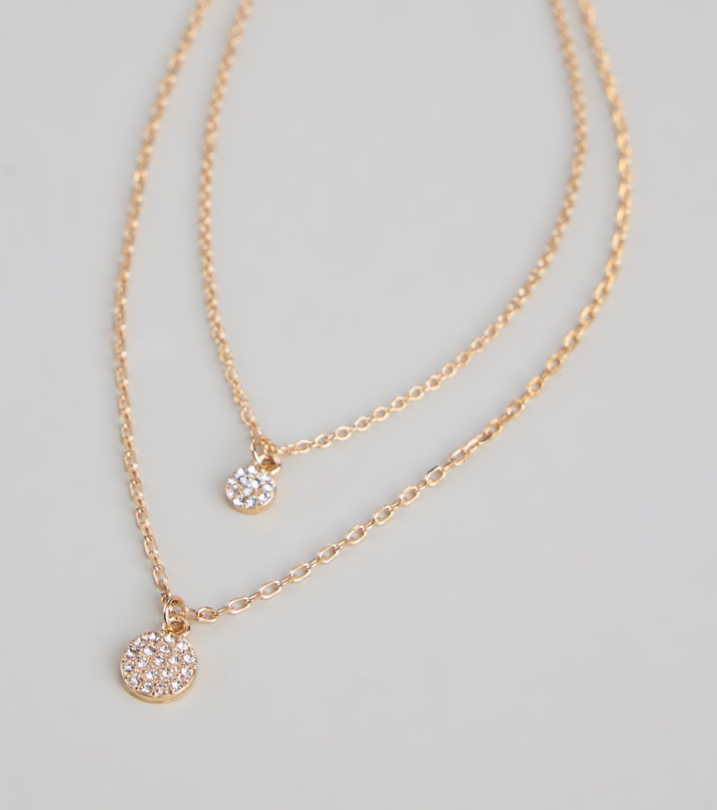Double The Sparkle Layered Necklace