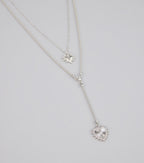 Double the Love Charm Necklace