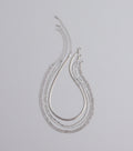 All The Sparkle Rhinestone Chain Necklace Set