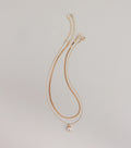 Glow Moment Layered Rhinestone Necklace