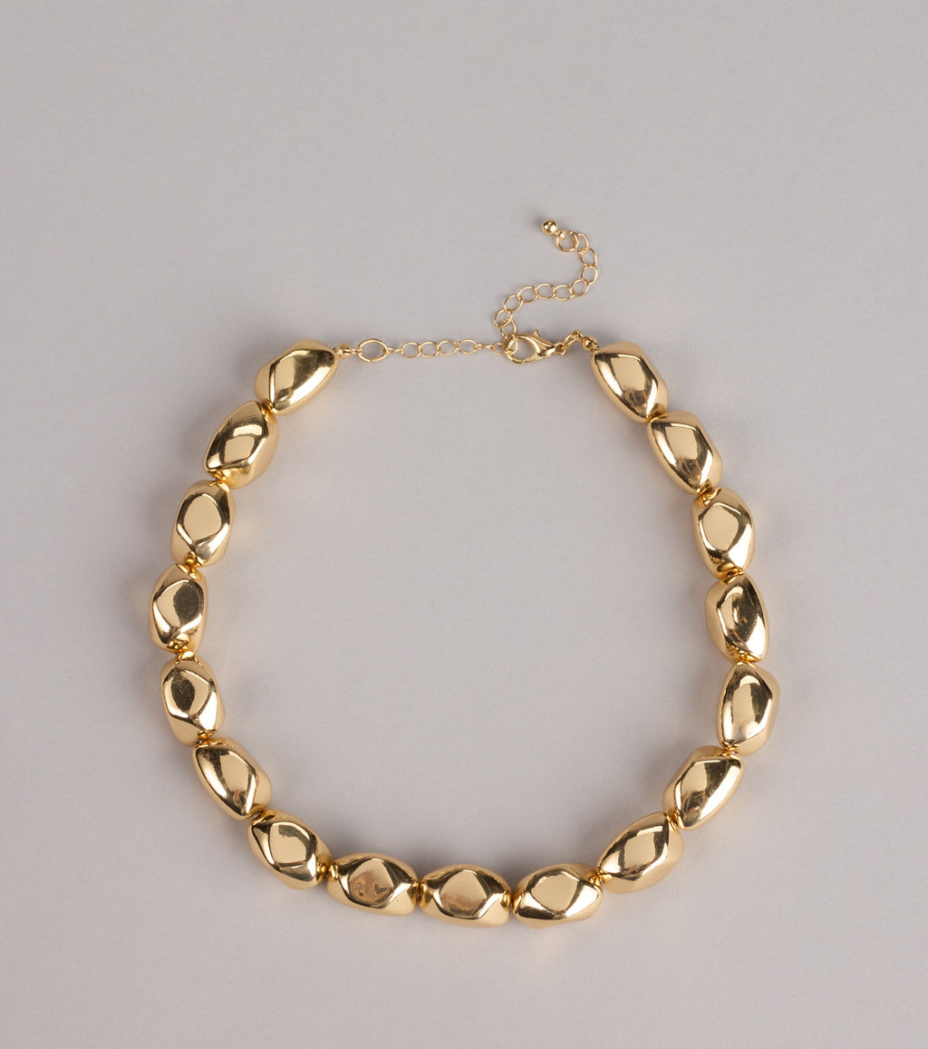 Giving Luxe Statement Beaded Necklace