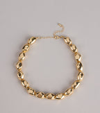 Giving Luxe Statement Beaded Necklace