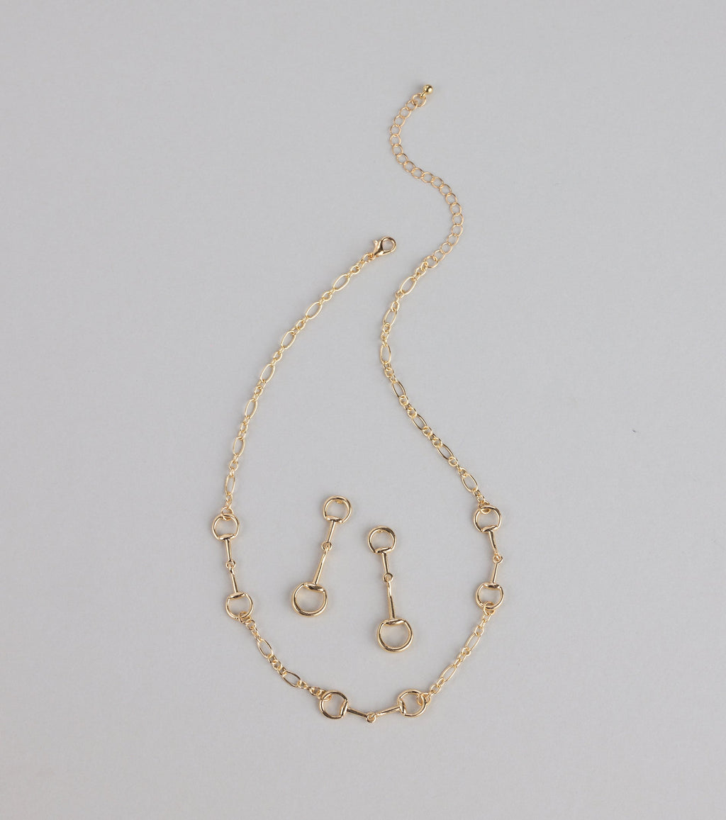Everyday Luxe Necklace And Earrings Set