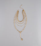 Golden Hour Drop Chain Necklace