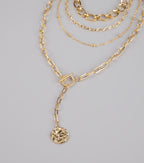 Golden Hour Drop Chain Necklace