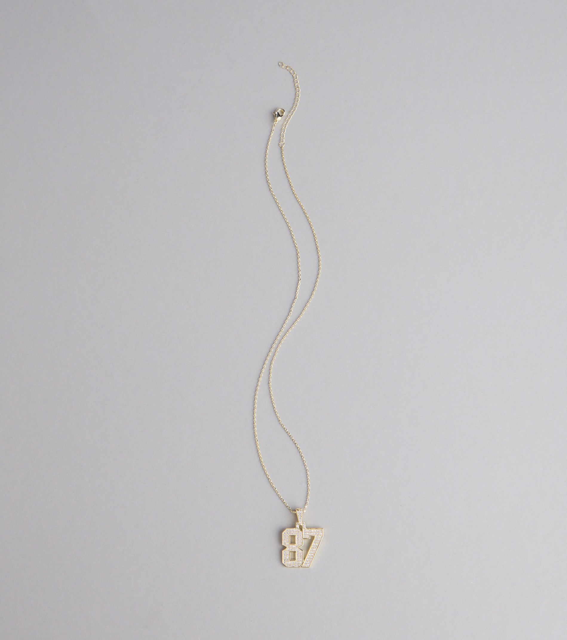 Shine On Rhinestone 87 Chain Necklace