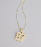 Shine On Rhinestone 87 Chain Necklace