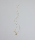 Seas The Day Pearl and Charm Statement Necklace