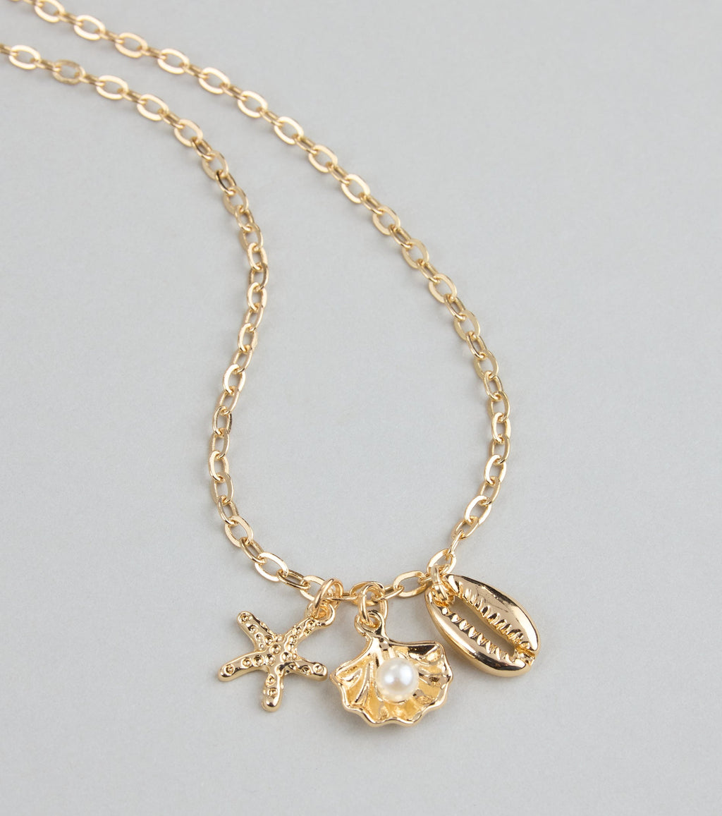 Beach Babe Charm Necklace