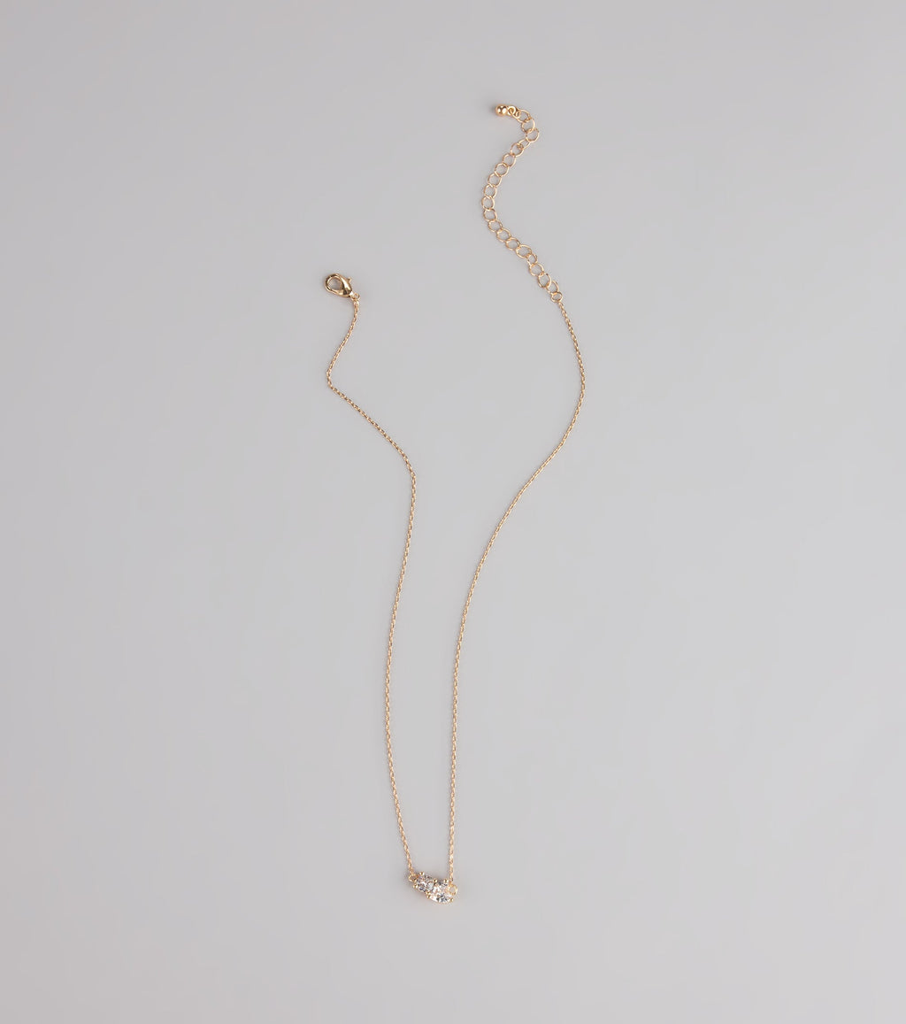 Sweet Spark Dainty Heart Necklace