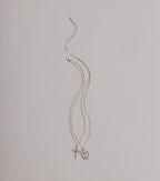 Dainty Blessings Cross Pendant Necklace
