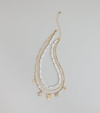 Charm School Layered Bead Necklace