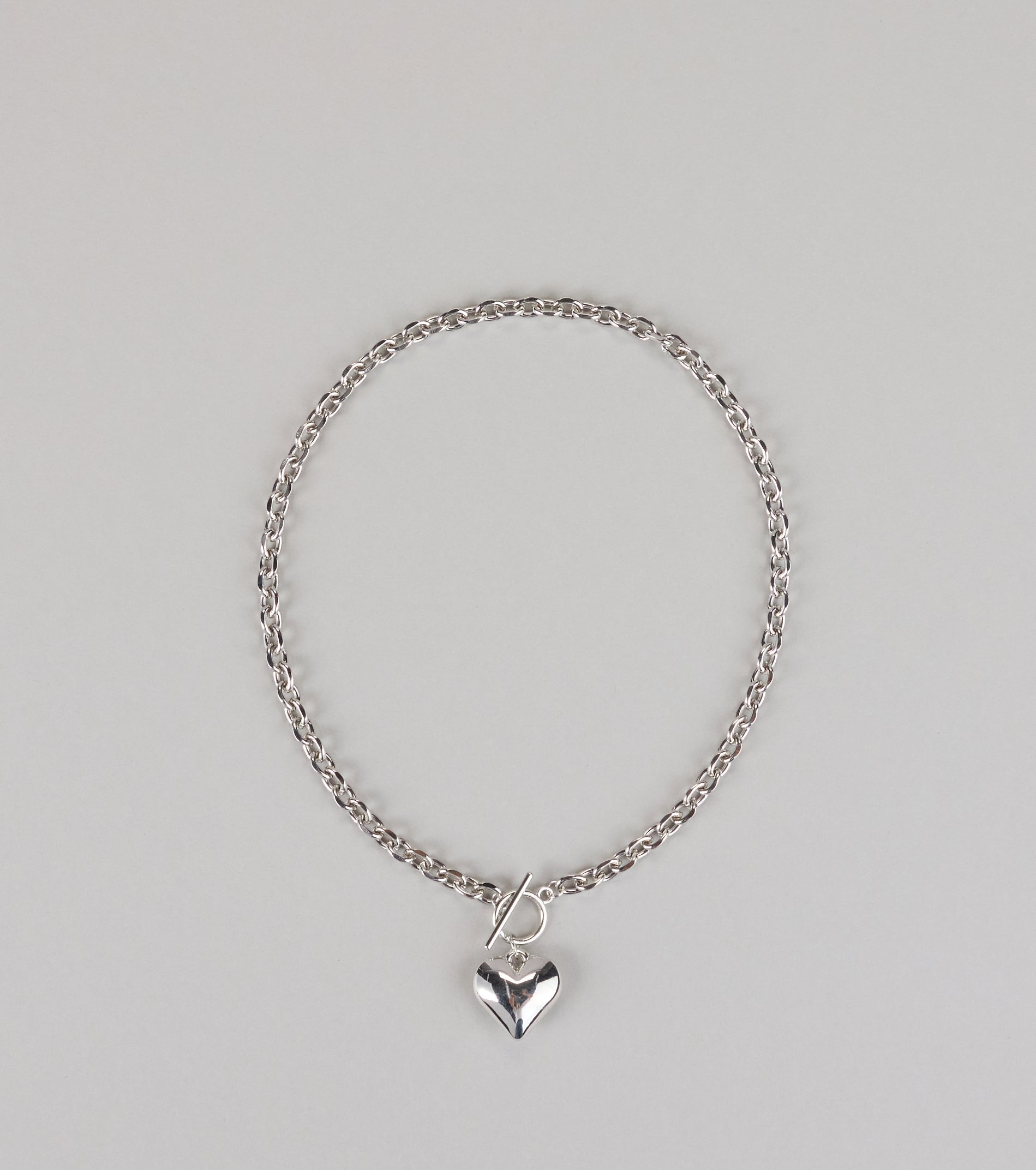Love On Lock Heart Chain Necklace