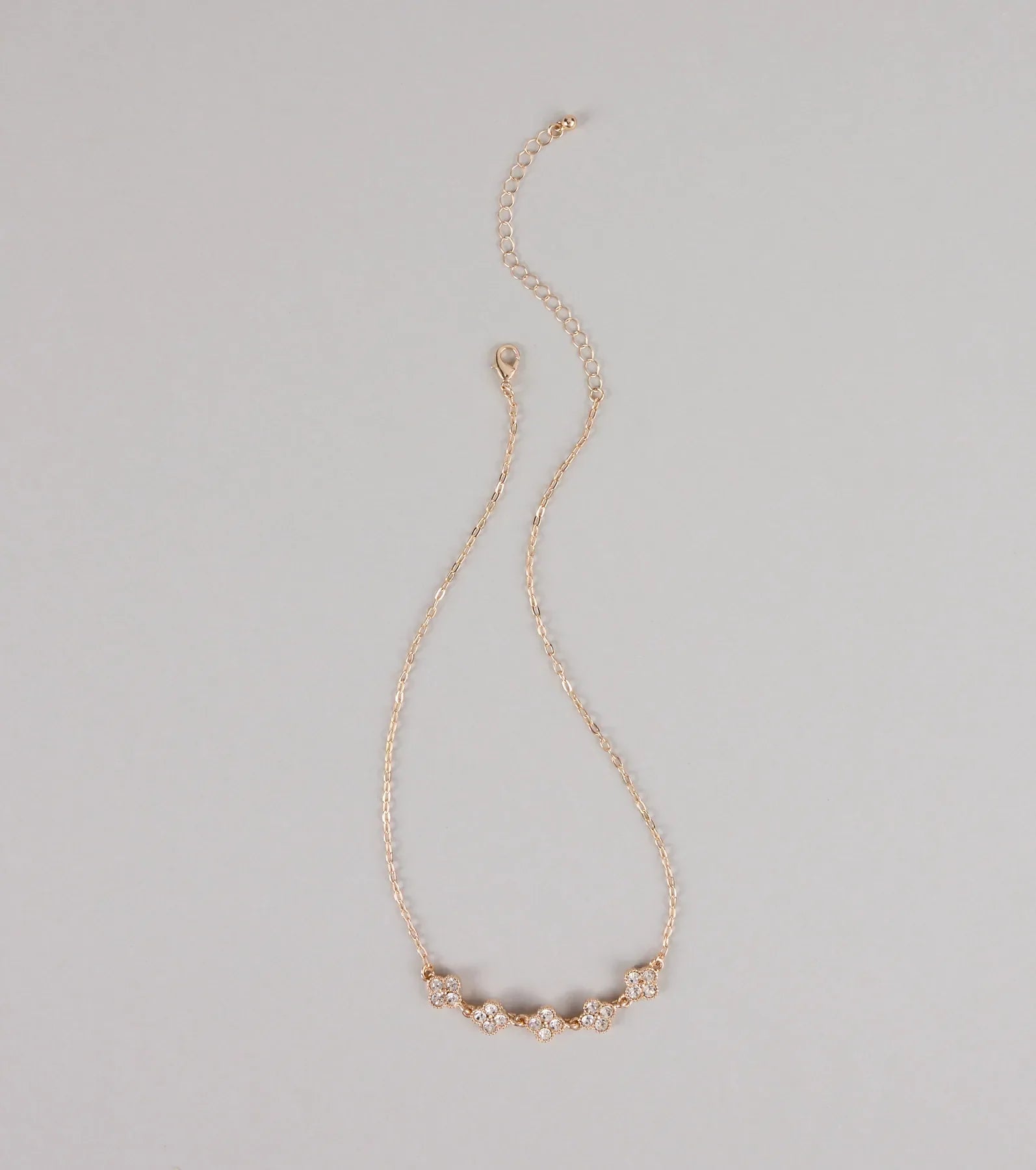 Lucky Girl Energy Clover Charm Necklace