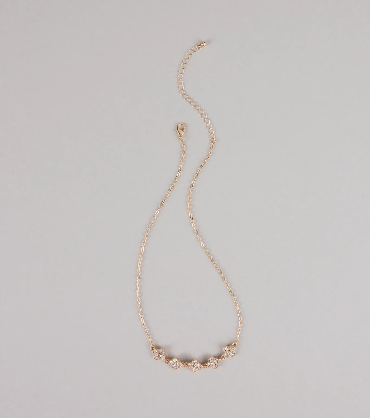 Lucky Girl Energy Clover Charm Necklace