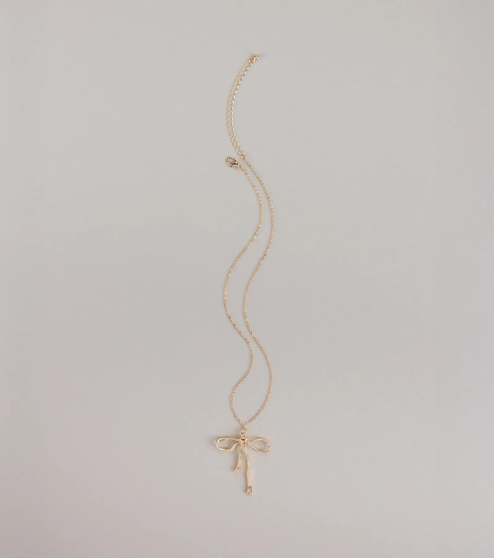Put a Bow on It Chain Necklace
