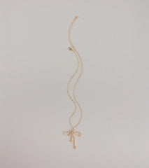 Put a Bow on It Chain Necklace