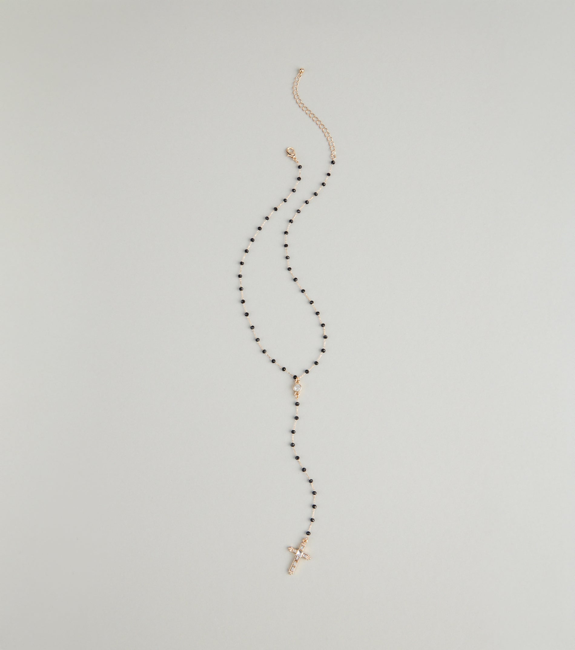 Beaded Faith Cross Necklace