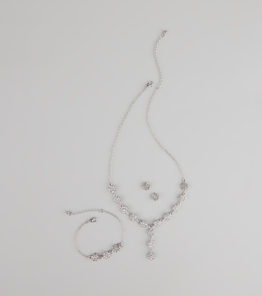 Bloom Baby Bloom Rhinestone Jewelry Set