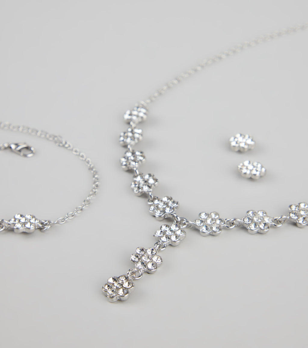 Bloom Baby Bloom Rhinestone Jewelry Set