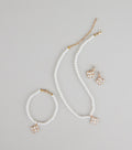 Pearl Princess Charm Jewelry Set