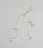 Pearl Princess Charm Jewelry Set